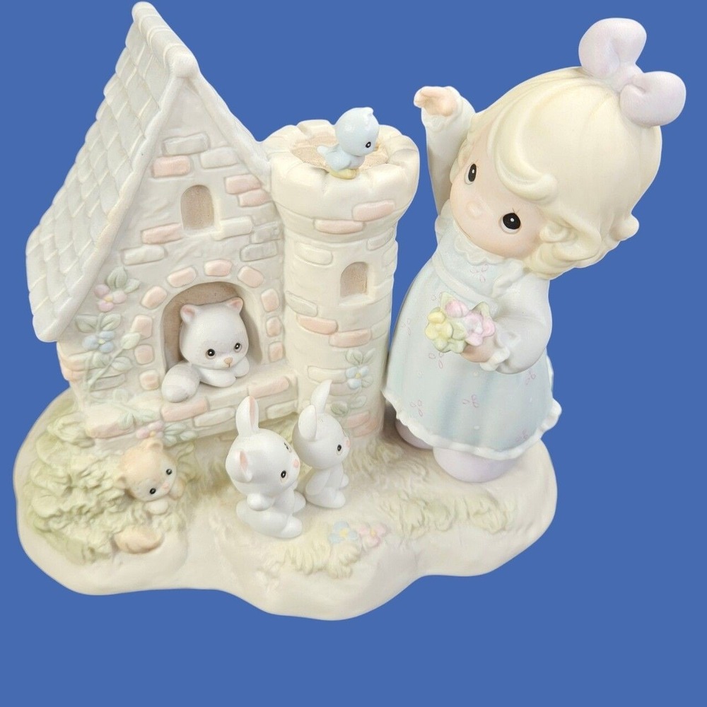 Precious Moments Grandpas Island‎ Figure Girl Animals Chapel Exclusive Vintage